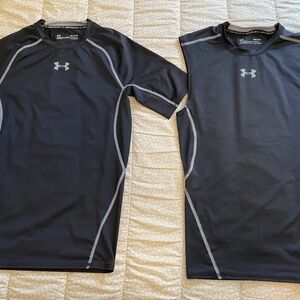 Two Men's Under Armour Shirts Excellent Condition